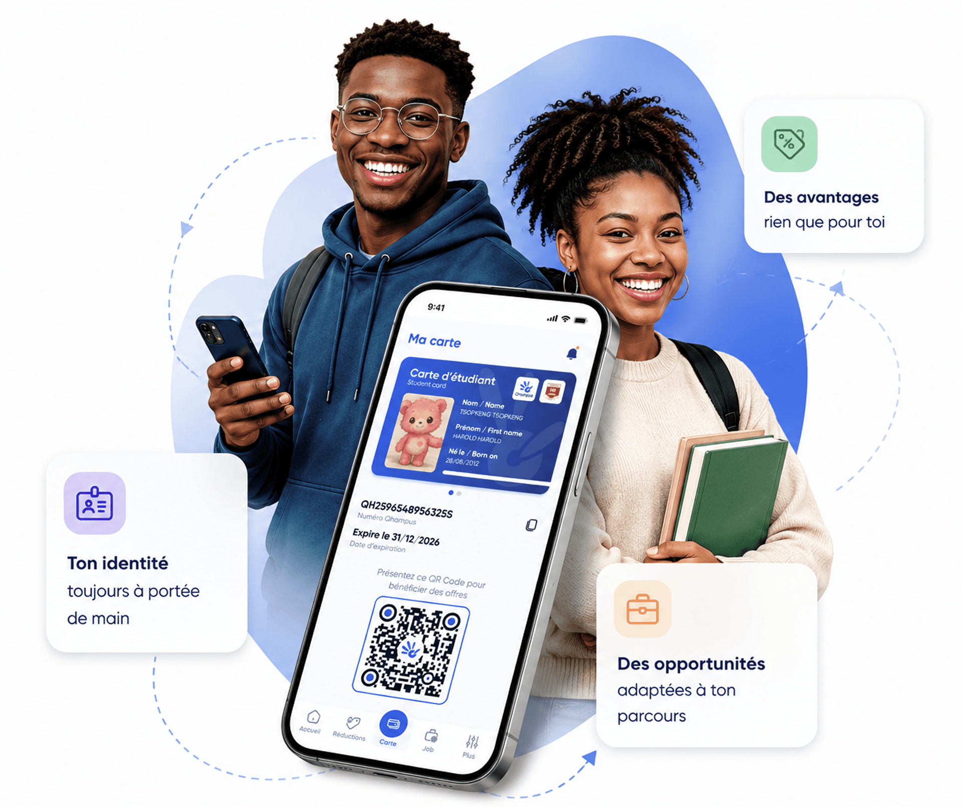 Illustration de téléchargement de l'application
